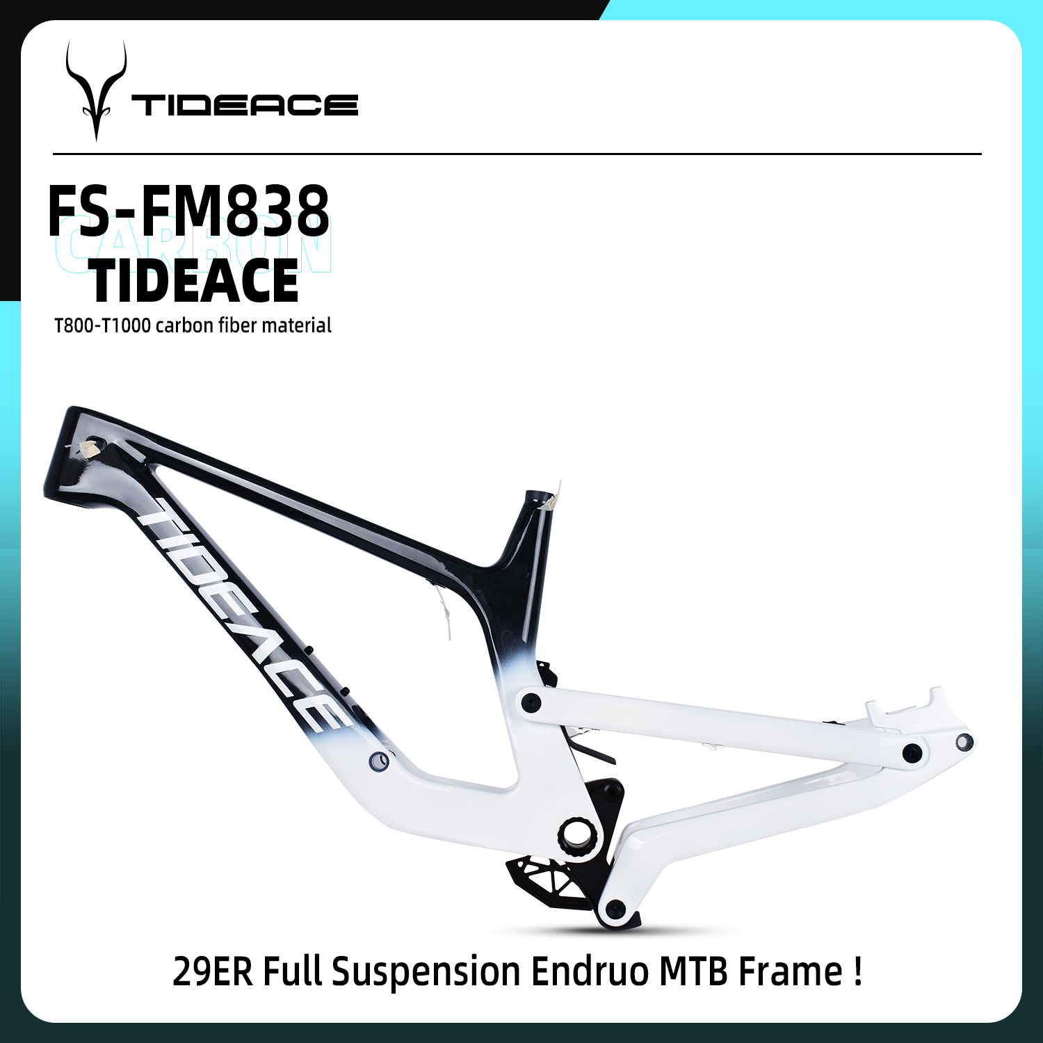 Carbon Mountain Bike Frame 29Er Boost - دراجة جبلية إندورو 29 بوصة بتعليق