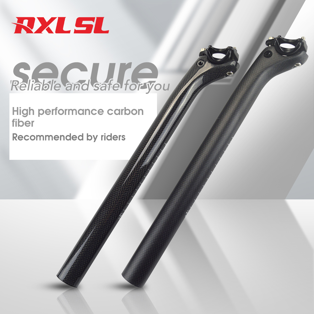 Carbon Seatpost 27.2 31.6 Offset - لا شعار الكربون MTB Seatpost إزاحة
