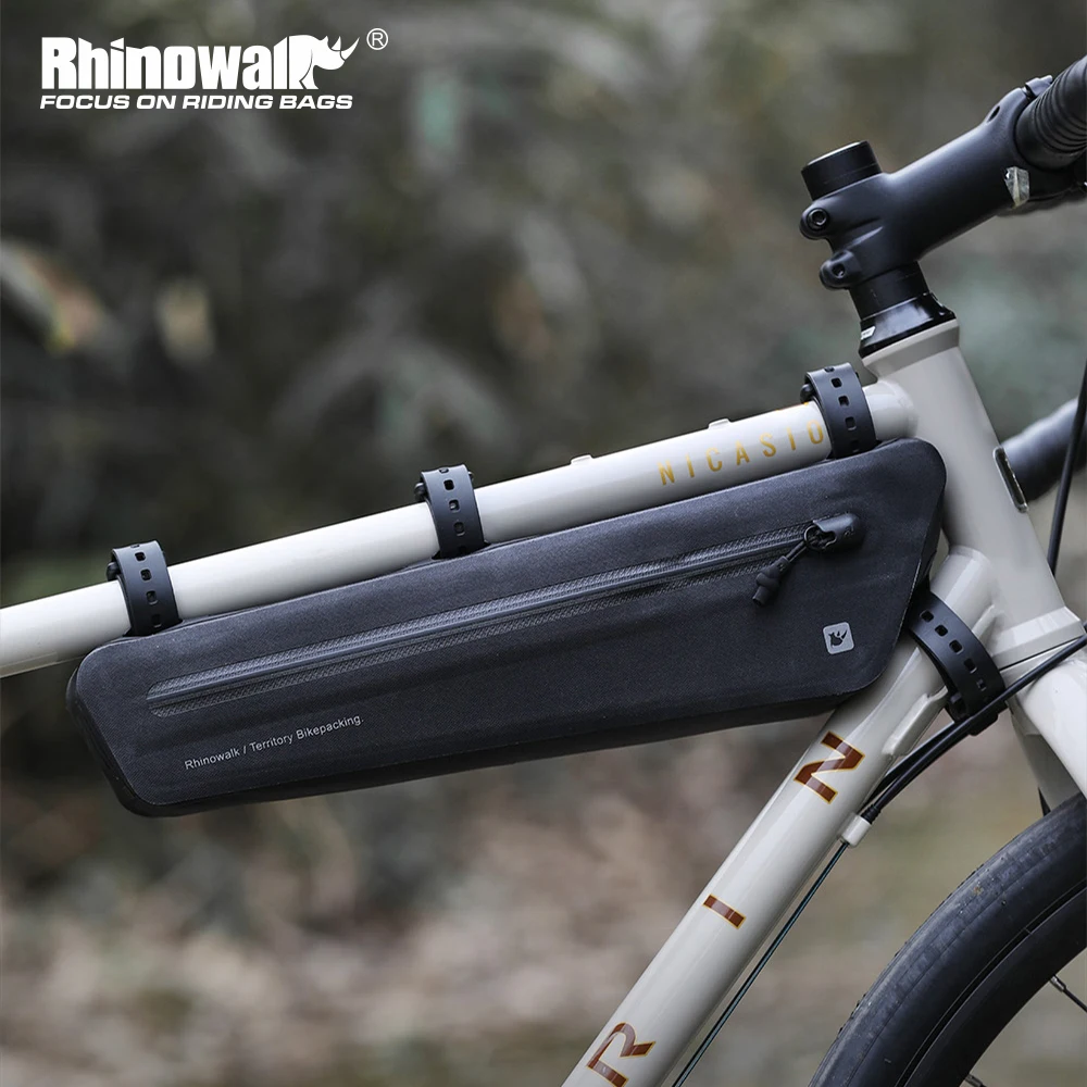 Gravel Bike Frame Bag Bikepacking - حقيبة إطار دراجة مقاومة للماء سعة
