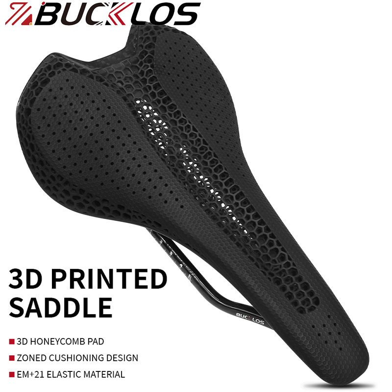 Carbon Saddle 3D Printed Honeycomb - BUCKLOS كامل الكربون دراجة السرج ثلاثية