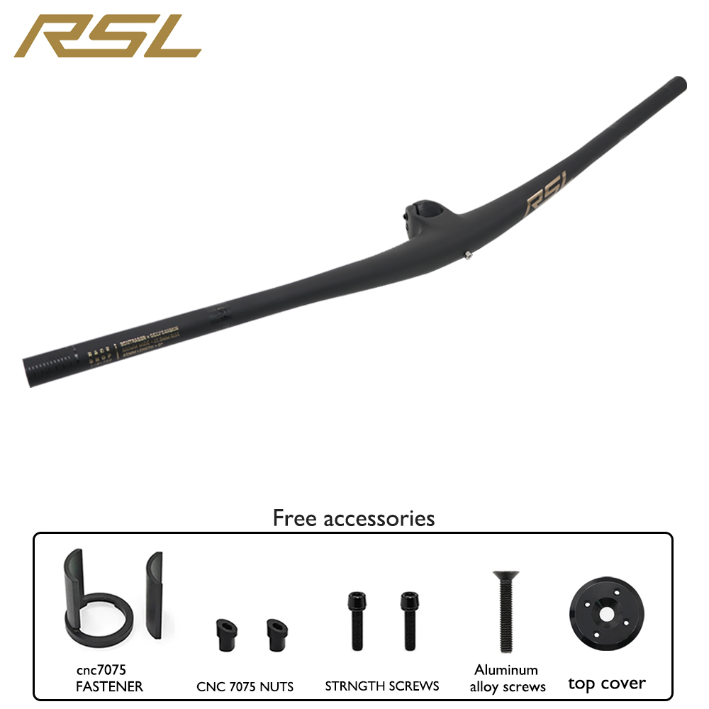 Integrated Carbon Handlebar Stem Gravel - مقبض دراجة هوائية مدمج من الكربون