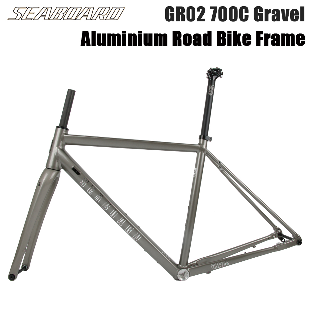 Carbon Gravel Frame Disc Brake 700C - إطار دراجة الطريق البحرية GR02 الحصى
