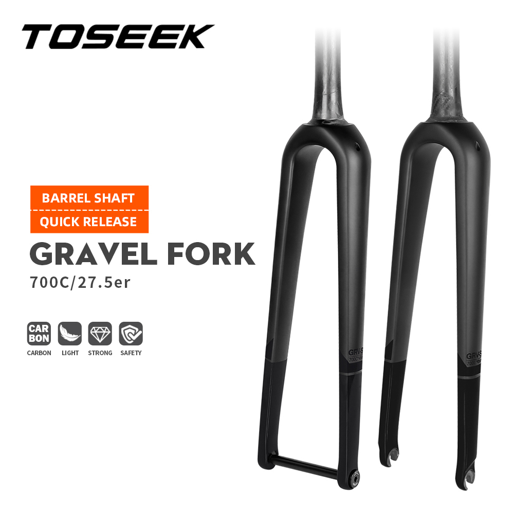 Carbon Fork Gravel Disc Brake - TOSEEK ألياف الكربون الطريق شوكة الدراجة