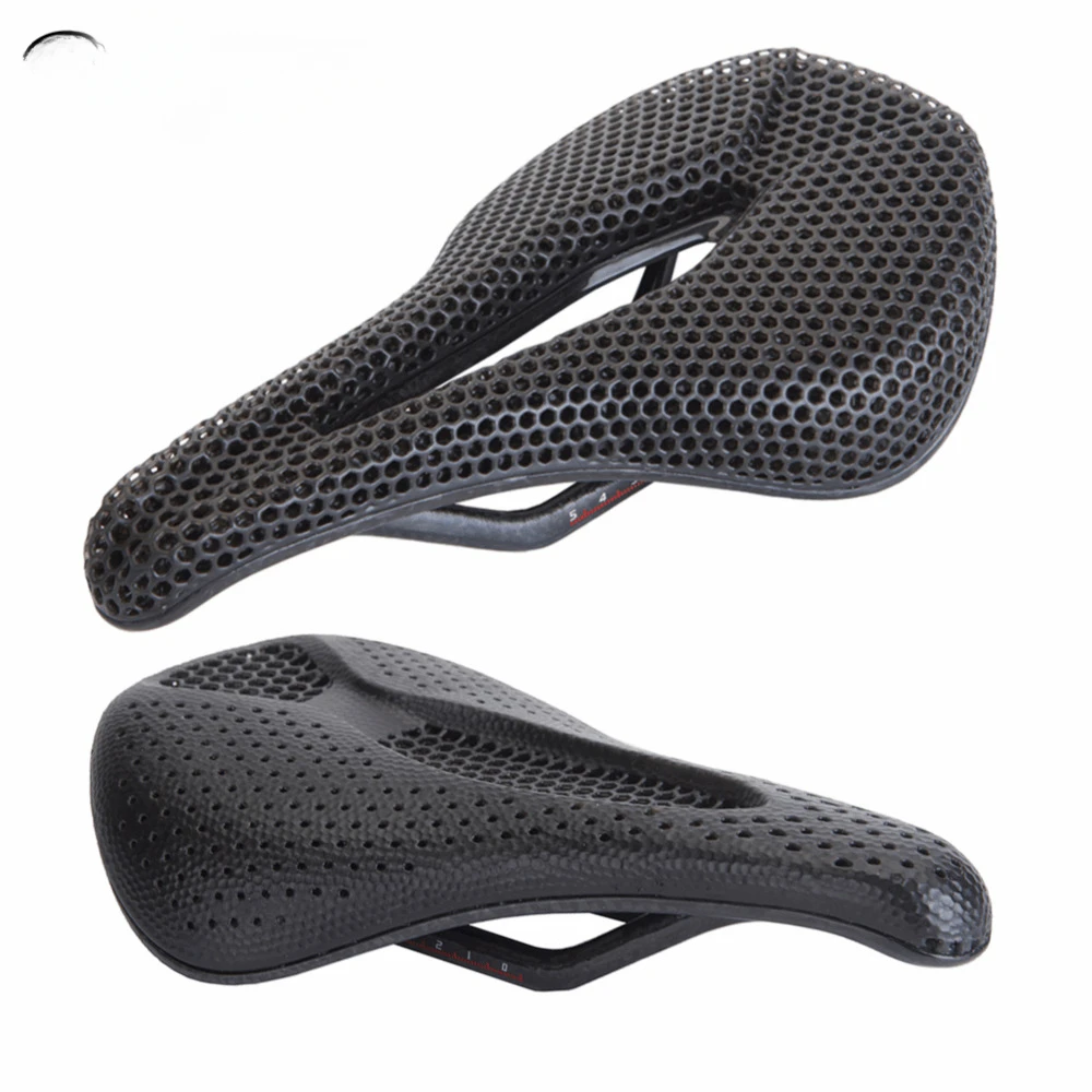 Carbon Saddle 3D Printed Honeycomb - وسادة مقعد دراجة هوائية بتقنية الطباعة