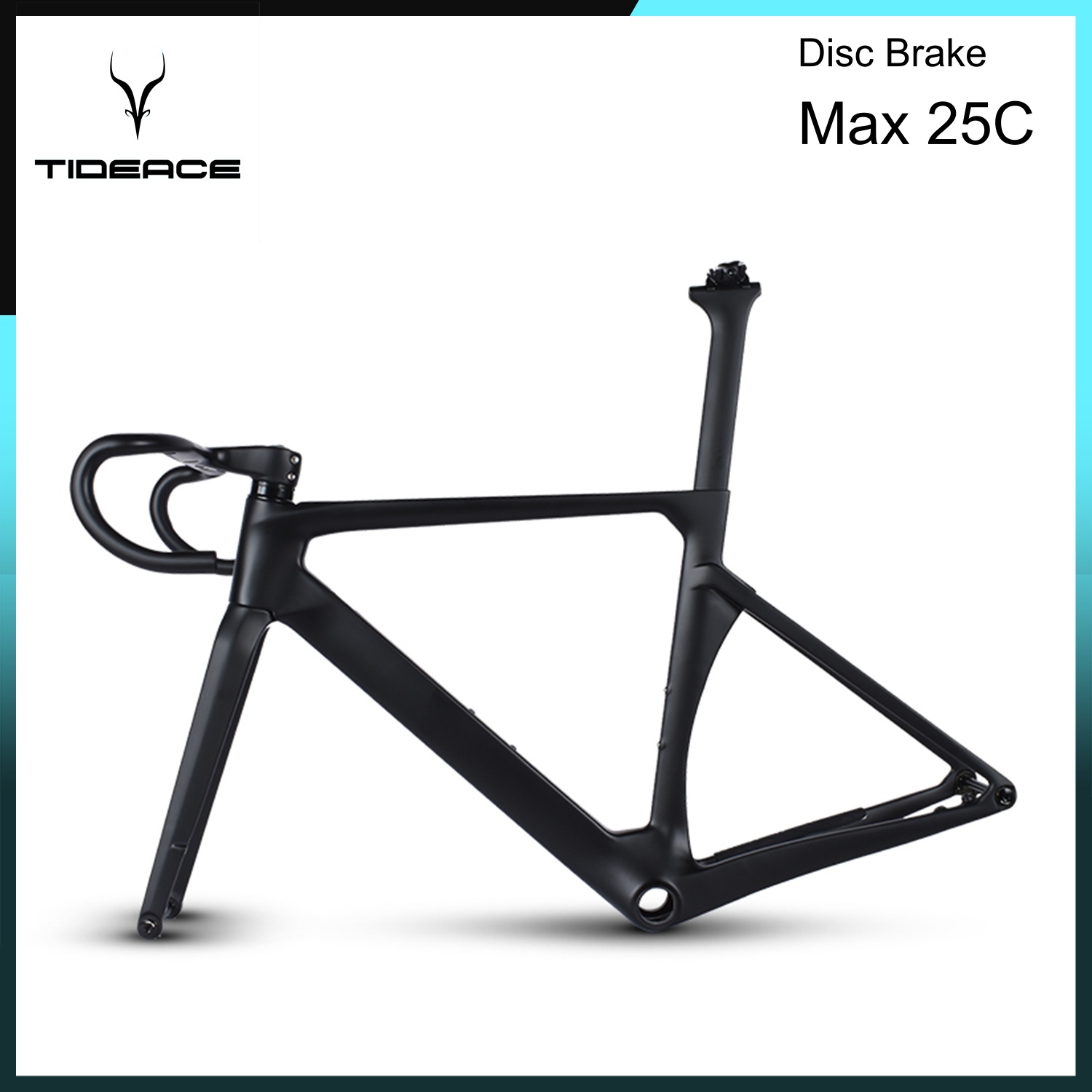 Carbon Fiber Road Bike Frame Aero - إطار دراجة طريق كربوني T1000 Aero