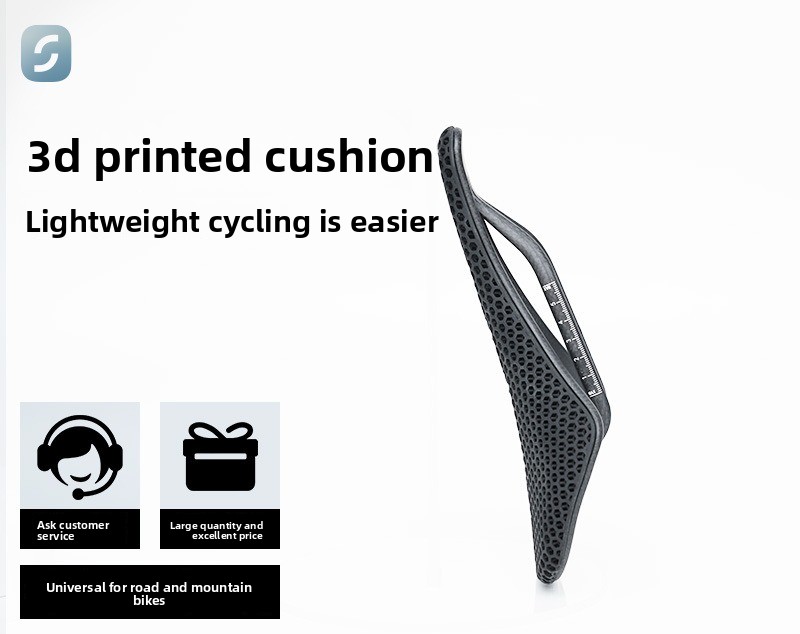وسادة مقعد دراجة مطبوعة بتقنية - مراجعة Carbon Saddle 3D Printed Honeycomb وسعره