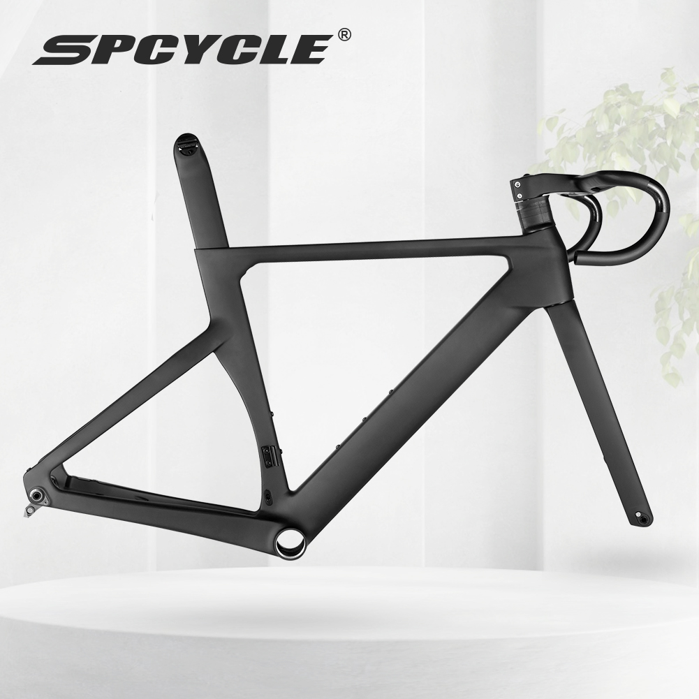 Spcycle 2024 جديد ايرو الكربون - مراجعة Carbon Fiber Road Bike Frame Aero وسعره