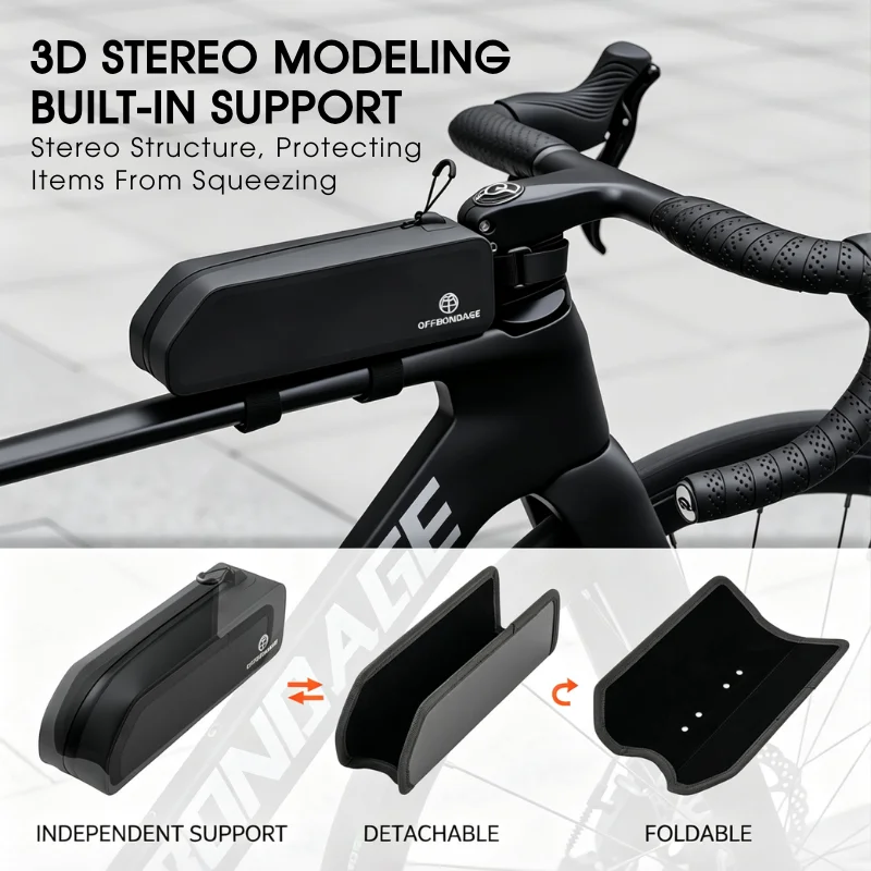حقيبة أنبوب علوي للدراجة مقاوم - مراجعة Gravel Bike Frame Bag Bikepacking وسعره