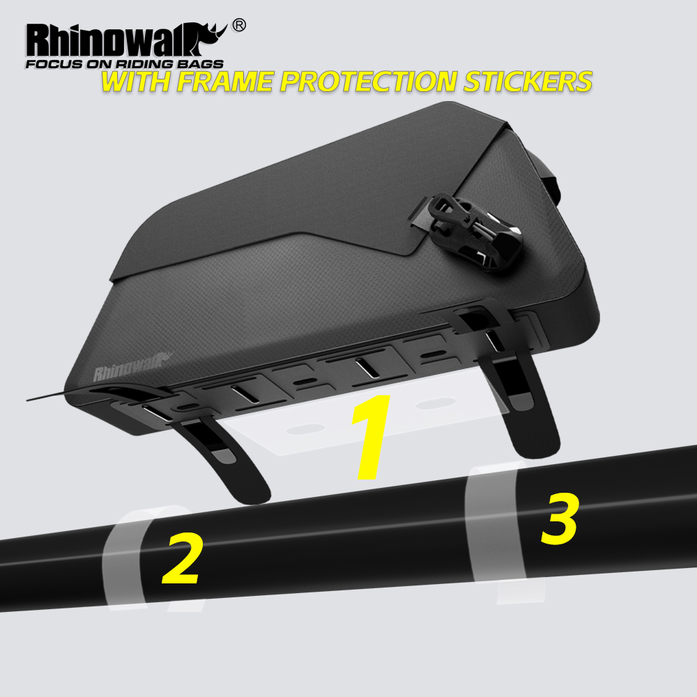 Rhinowalk الدراجة العلوي كيس أ - مراجعة Gravel Bike Frame Bag Bikepacking وسعره