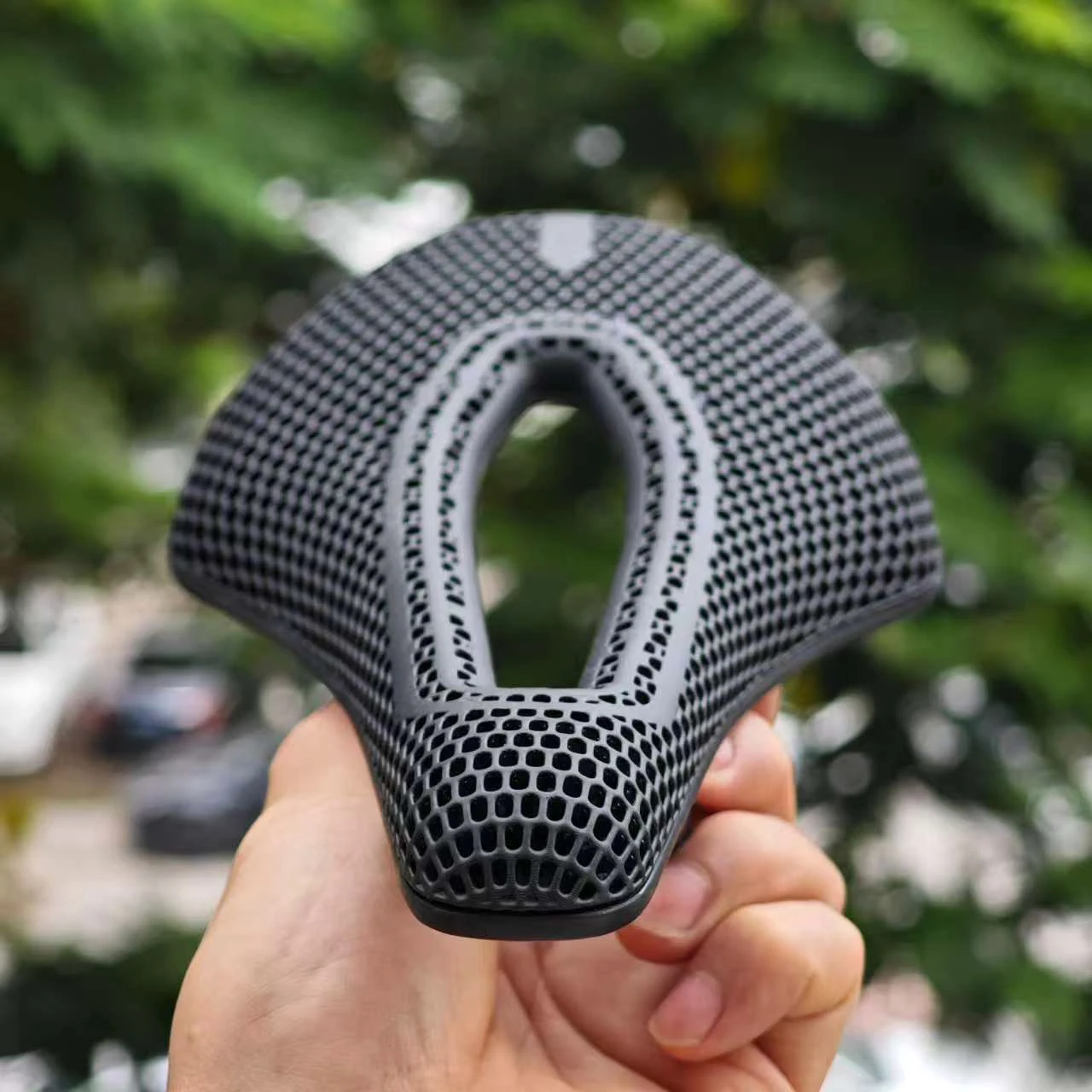 سرج دراجة كربوني مطبوع ثلاثي ا - مراجعة Carbon Saddle 3D Printed Honeycomb وسعره