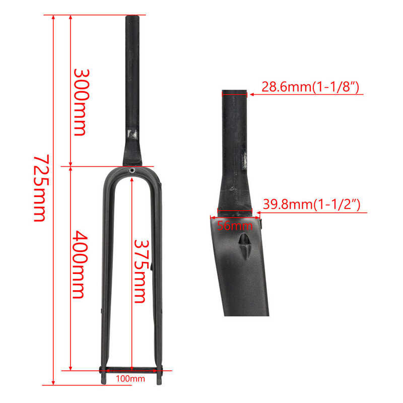 شوكة دراجة مصنوعة من ألياف الك - مراجعة Carbon Fork Gravel Disc Brake وسعره