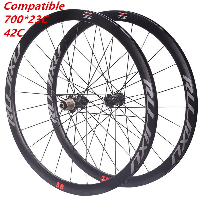 مجموعة عجلات دراجة جرافل 700c  - مراجعة Carbon Gravel Frame Disc Brake 700C وسعره