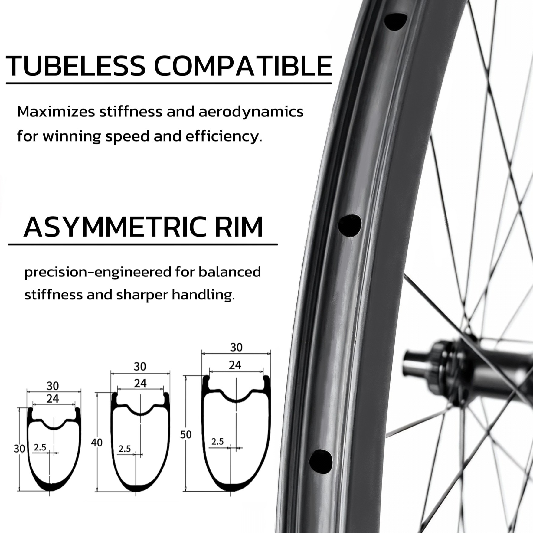 الكربون العجلات 700c نظام السق - مراجعة Gravel Bike Wheelset Carbon 700C وسعره