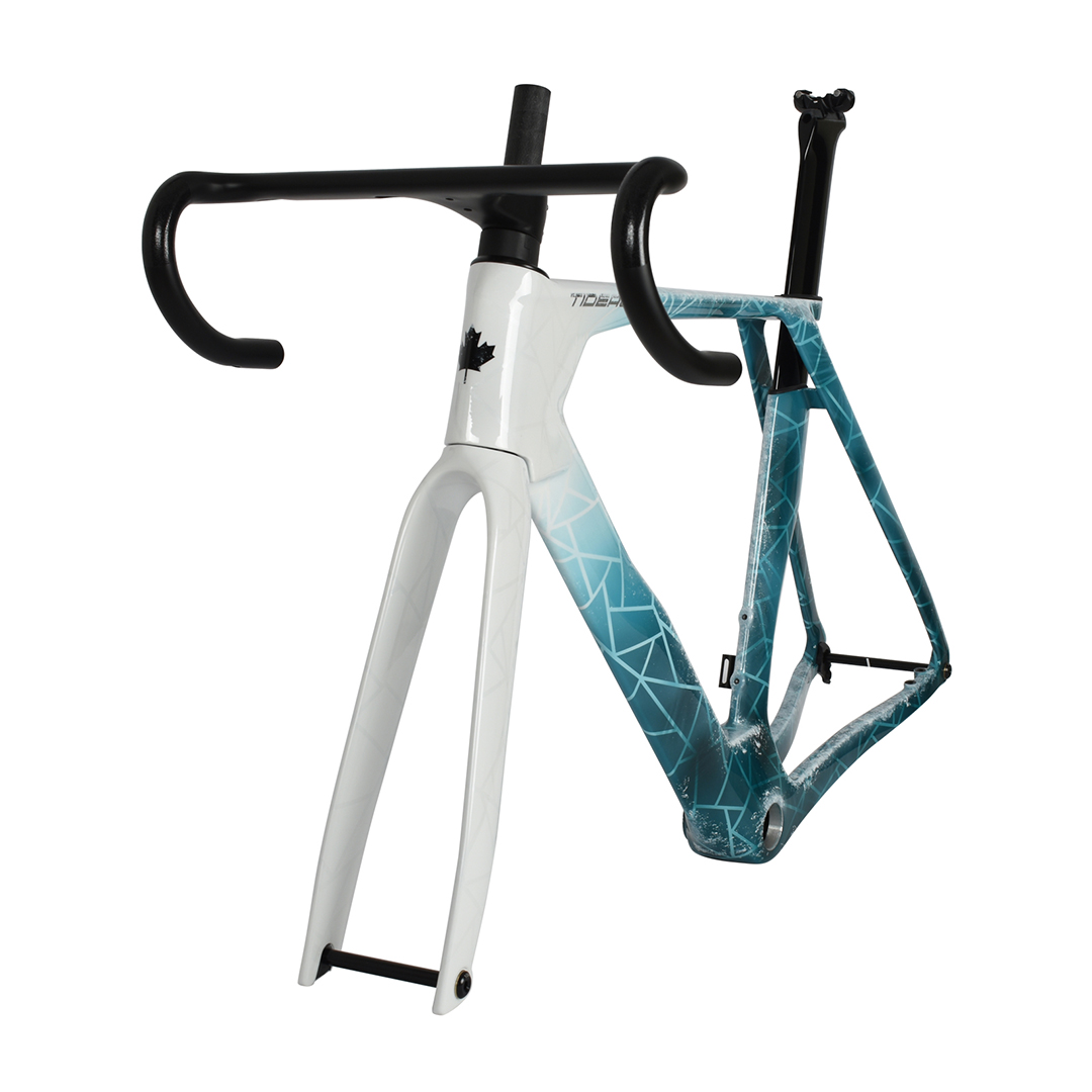 إطار دراجة هوائية كربوني خفيف  - مراجعة Carbon Fiber Road Bike Frame Aero وسعره