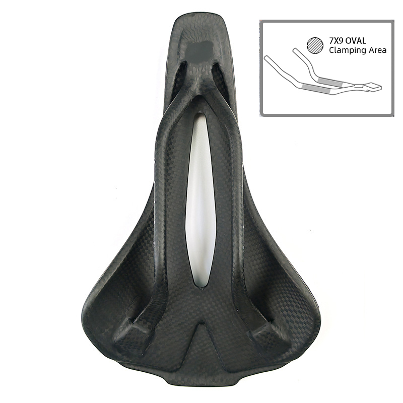 دراجة خفيفة T800 ألياف الكربون - مراجعة Carbon Saddle 3D Printed Honeycomb وسعره