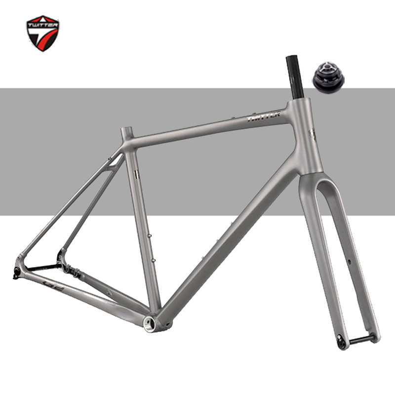 إطار دراجة جرافيل من سبائك الأ - مراجعة Carbon Gravel Frame Disc Brake 700C وسعره
