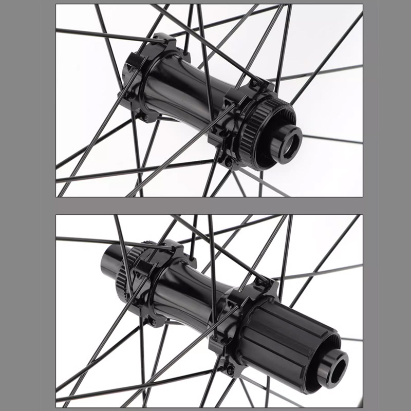 عجلات دراجة طريق من ألياف الكر - مراجعة Gravel Bike Wheelset Carbon 700C وسعره