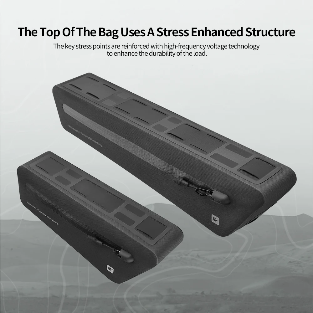 حقيبة إطار دراجة مقاومة للماء  - مراجعة Gravel Bike Frame Bag Bikepacking وسعره