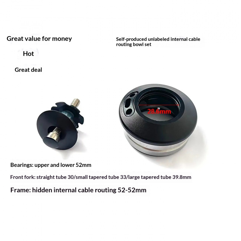 طقم تركيب محامل الدراجات الهوا - مراجعة Internal Cable Routing Headset Kit وسعره