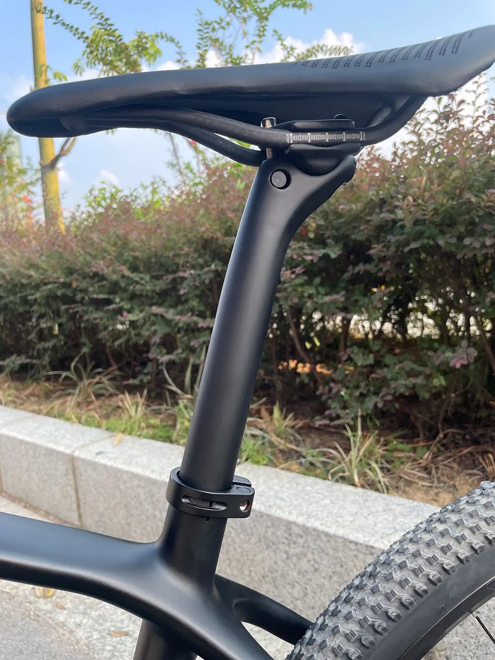 ELITAONE MTB الكربون مقعد آخر  - مراجعة Carbon Seatpost 27.2 31.6 Offset وسعره