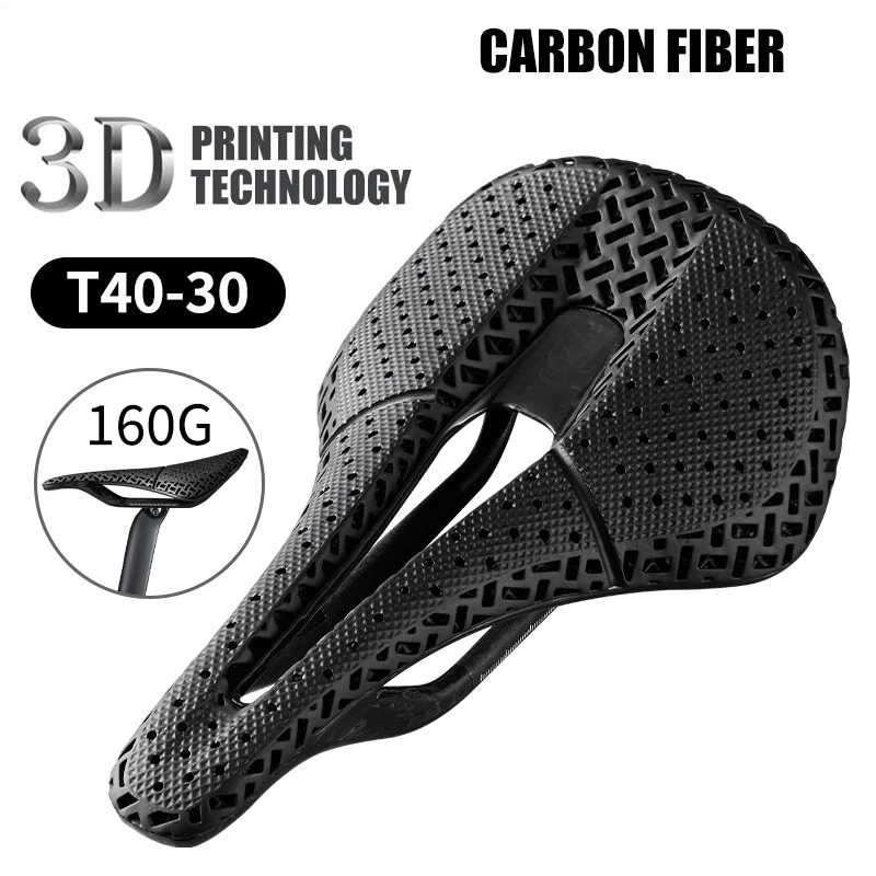 ثلاثية الأبعاد مطبوعة دراجة ال - مراجعة Carbon Saddle 3D Printed Honeycomb وسعره