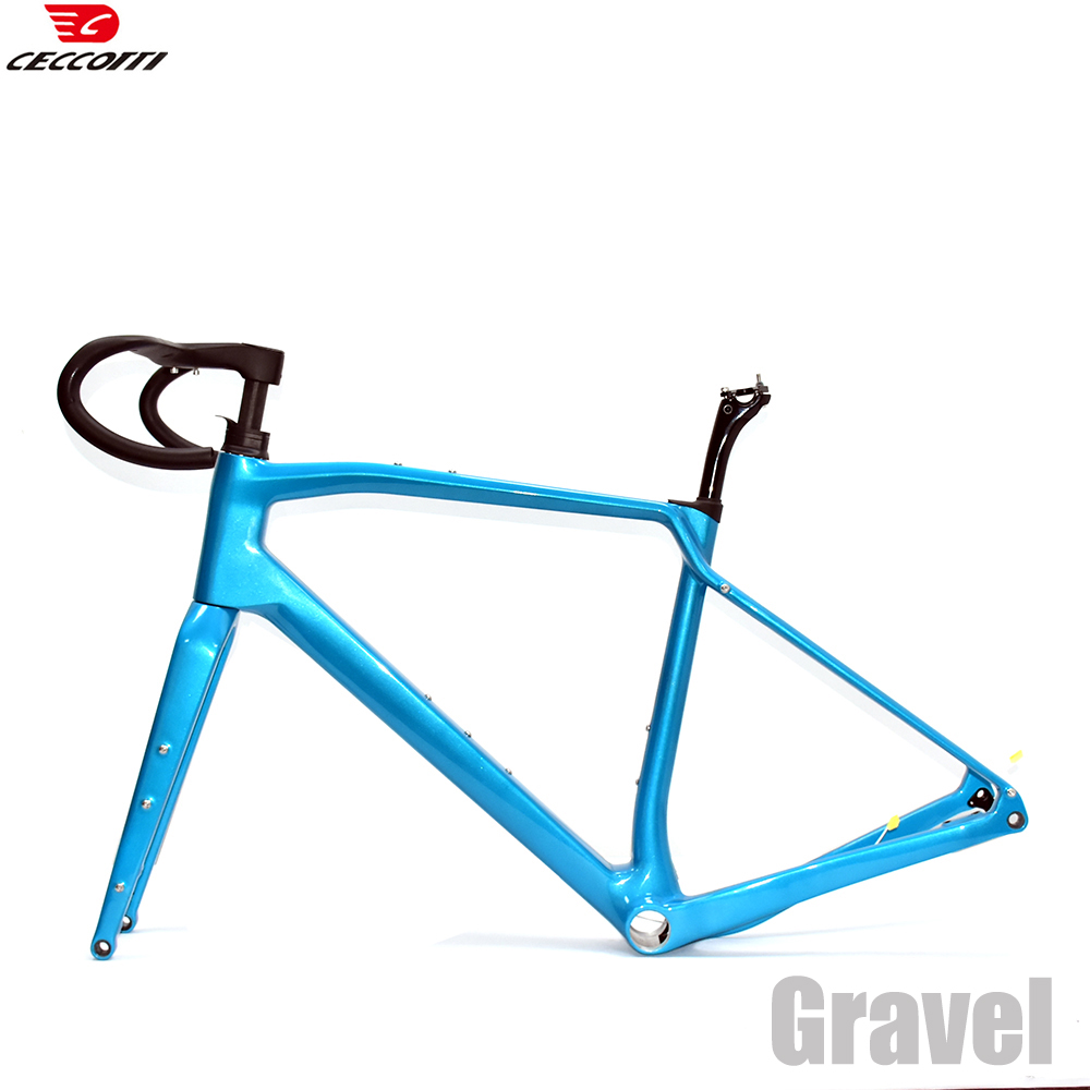 إطار دراجة للطرق الوعرة مزود ب - مراجعة Carbon Gravel Frame Disc Brake 700C وسعره