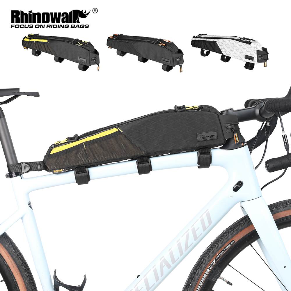وحيد القرن دراجة العلوي كيس أن - مراجعة Gravel Bike Frame Bag Bikepacking وسعره