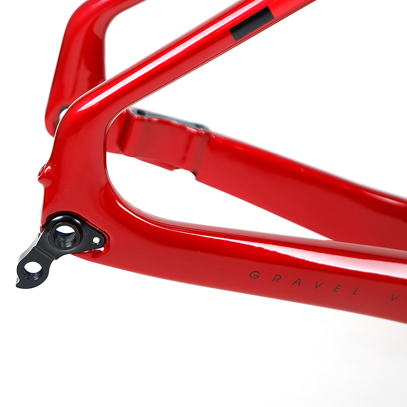 الكربون دراجة الإطار شوكة تويت - مراجعة Carbon Gravel Frame Disc Brake 700C وسعره