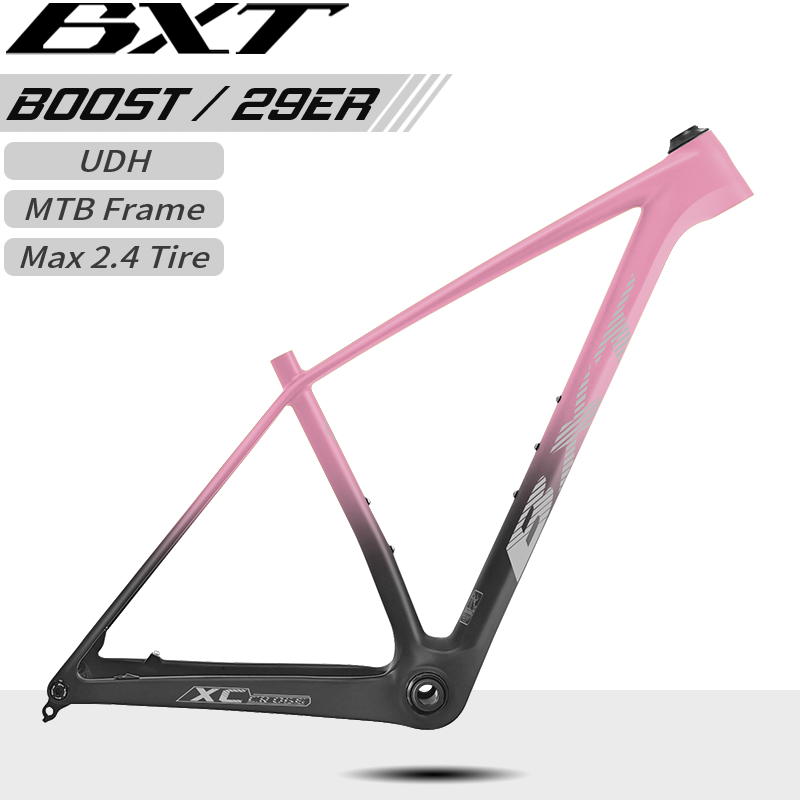إطار دراجة جبلية من الكربون BX - مراجعة Carbon Mountain Bike Frame 29Er Boost وسعره