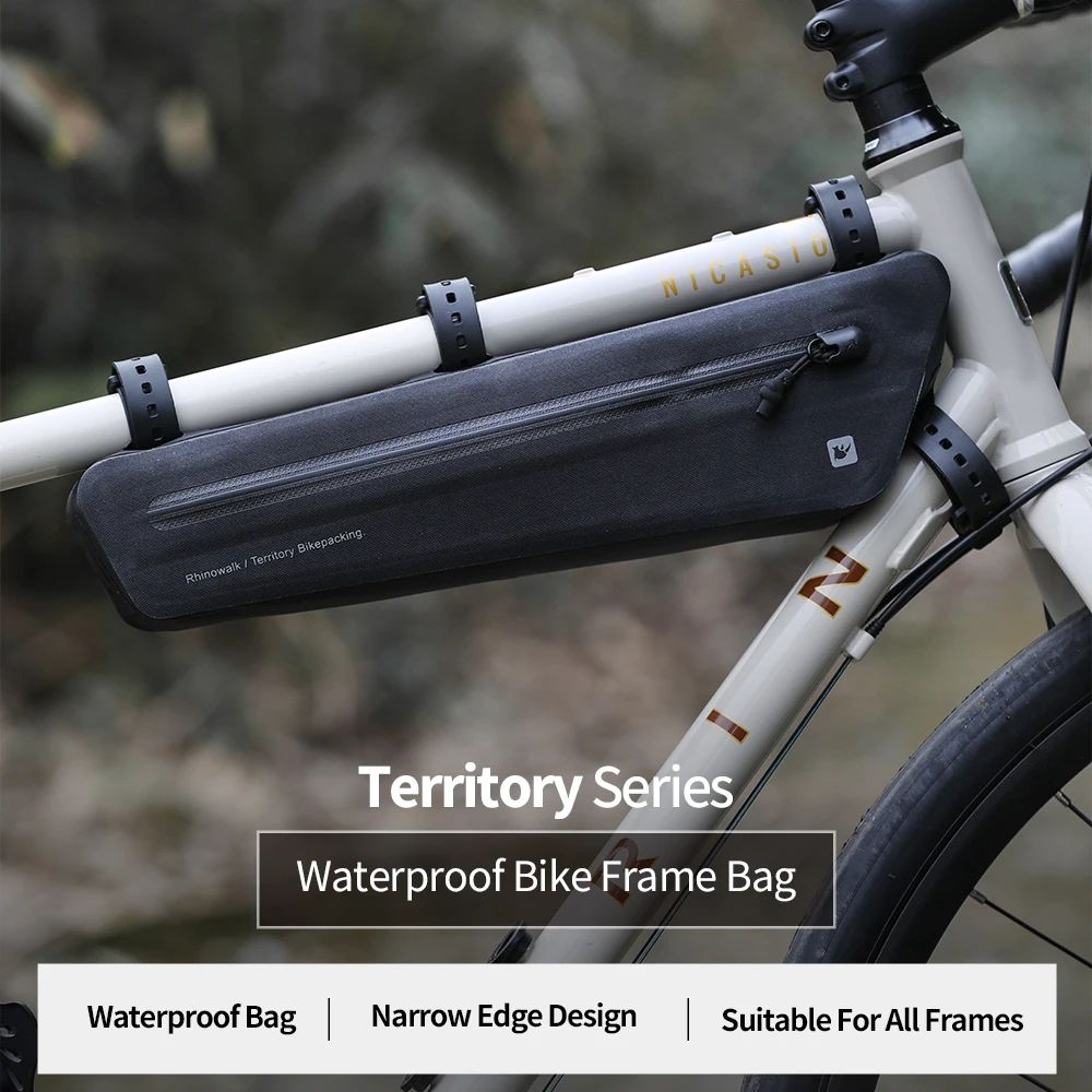 حقيبة إطار دراجة راينوولك مقاو - مراجعة Gravel Bike Frame Bag Bikepacking وسعره