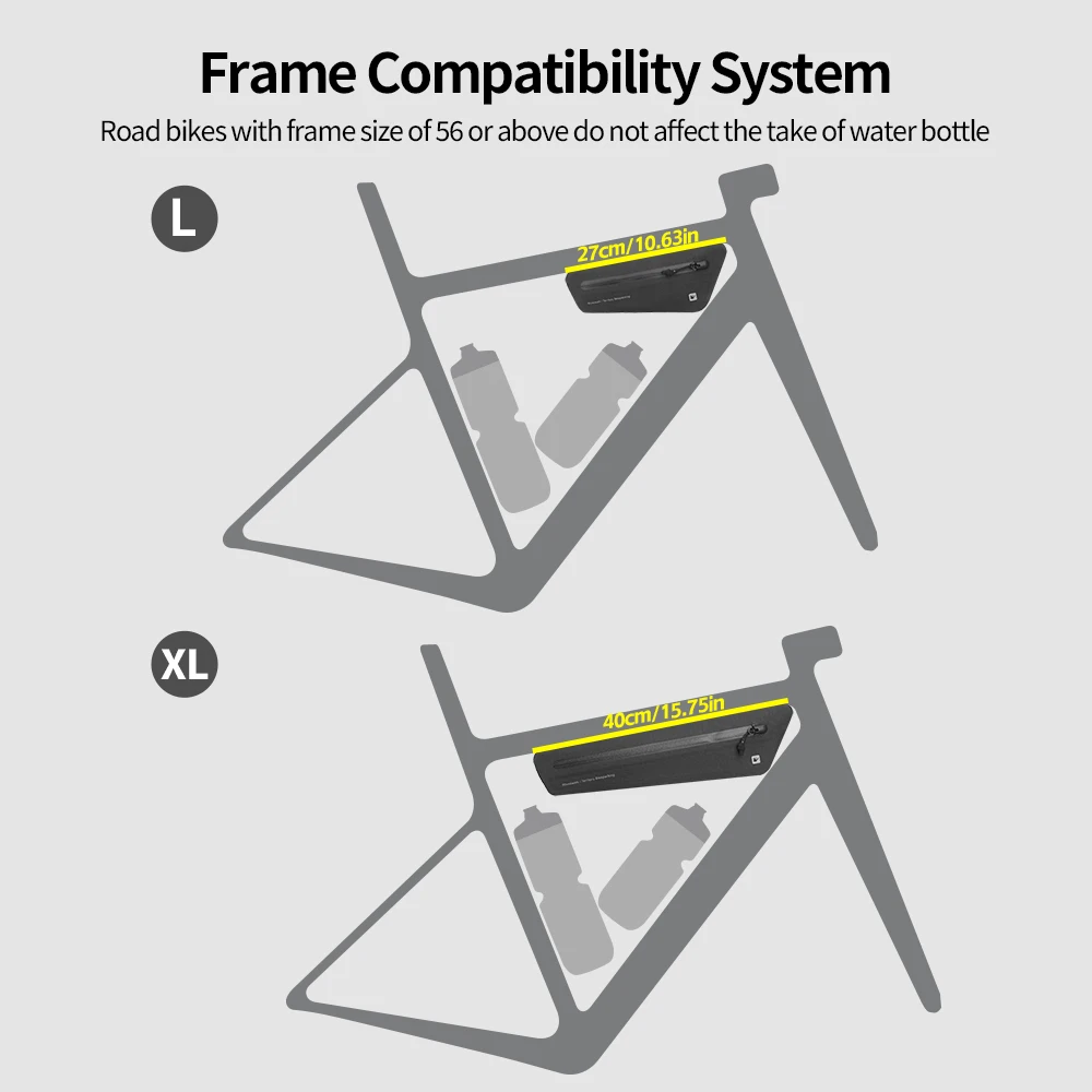 حقيبة إطار دراجة راينوولك مقاو - مراجعة Gravel Bike Frame Bag Bikepacking وسعره