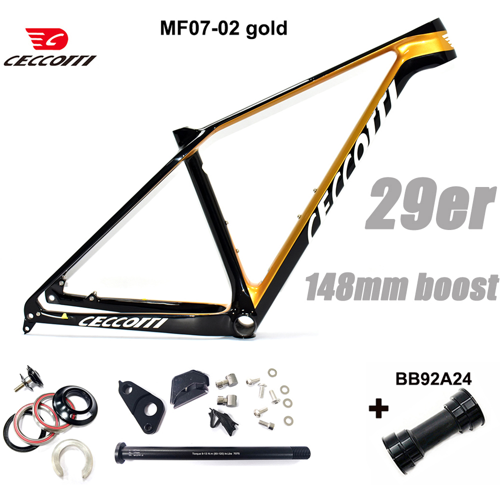 XC Hardtial 29er MTB كابل مخفي - مراجعة Carbon Mountain Bike Frame 29Er Boost وسعره