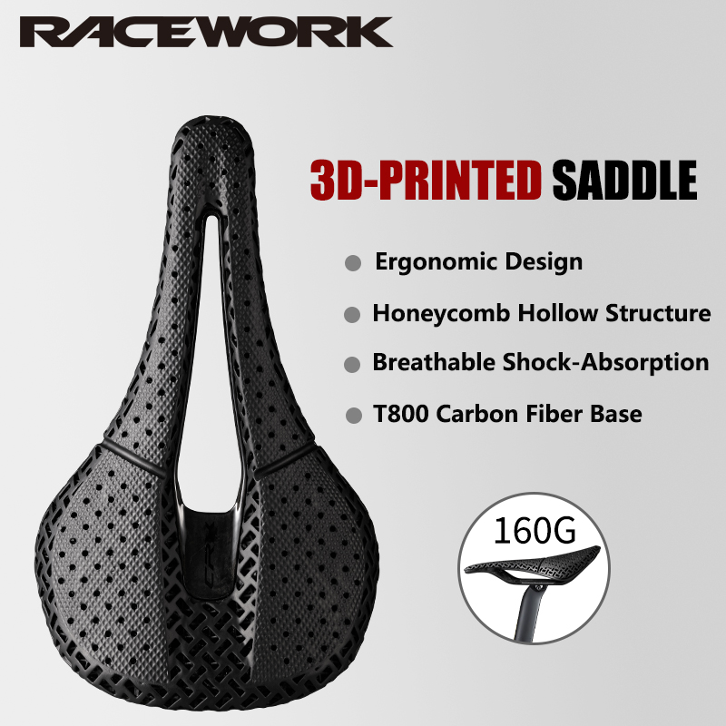 سباق ثلاثية الأبعاد مطبوعة درا - مراجعة Carbon Saddle 3D Printed Honeycomb وسعره