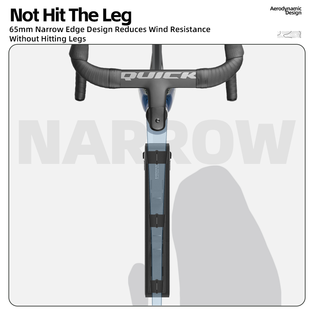 Rhinowalk إطار دراجة هوائية حق - مراجعة Gravel Bike Frame Bag Bikepacking وسعره