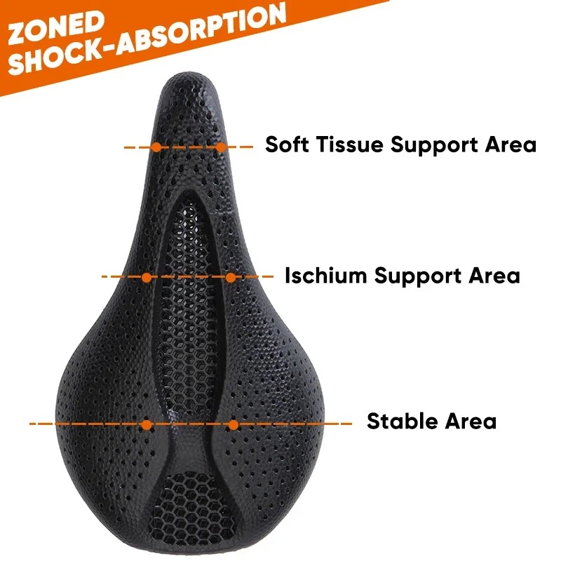 مقعد دراجة طريق مطبوع بتقنية ث - مراجعة Carbon Saddle 3D Printed Honeycomb وسعره