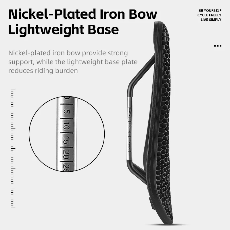 مقعد دراجة WEST BIKING مطبوع ب - مراجعة Carbon Saddle 3D Printed Honeycomb وسعره