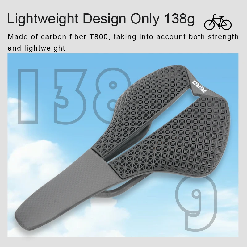 سرج دراجة خفيف للغاية مع طباعة - مراجعة Carbon Saddle 3D Printed Honeycomb وسعره