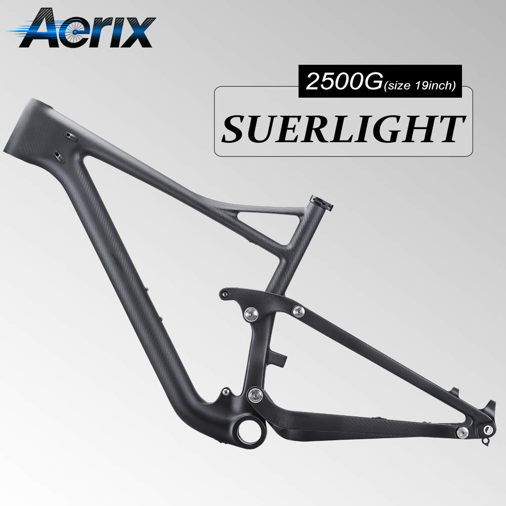 إطار دراجة جبلية كامل التعليق  - مراجعة Carbon Mountain Bike Frame 29Er Boost وسعره