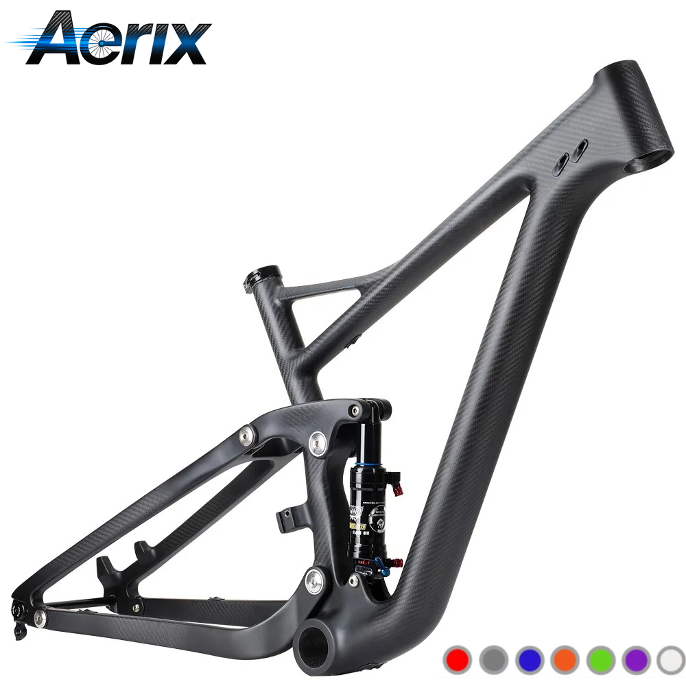 إطار دراجة جبلية كامل التعليق  - مراجعة Carbon Mountain Bike Frame 29Er Boost وسعره