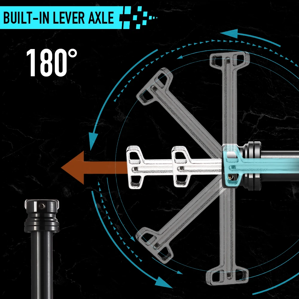 عمود تثبيت دراجة هوائية RYET M - مراجعة Bike Thru Axle Lever 12X142 وسعره