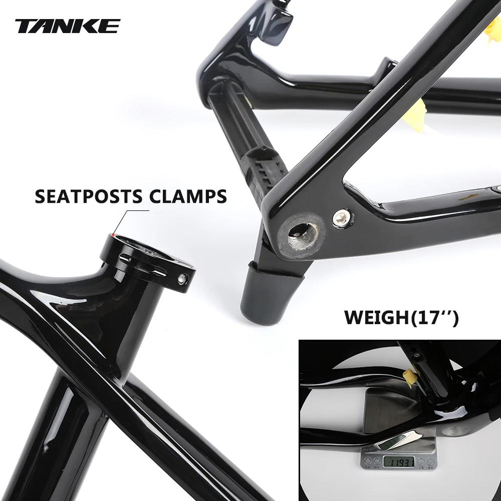 إطار دراجة جبلية كربونية TANKE - مراجعة Carbon Mountain Bike Frame 29Er Boost وسعره