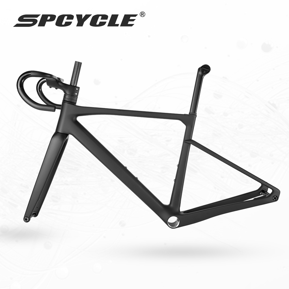 Spcycle 053D-SL الطريق دراجة ا - مراجعة Carbon Fork Gravel Disc Brake وسعره