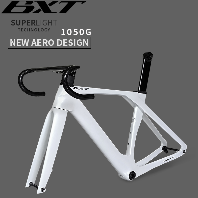 BXT قرص كربون مخفي بالكامل إطا - مراجعة Carbon Fiber Road Bike Frame Aero وسعره