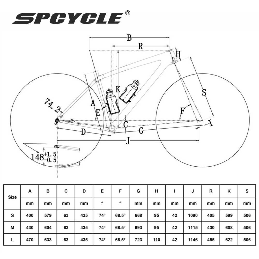 Spcycle 2026 Ner 29er هاردتيل  - مراجعة Carbon Mountain Bike Frame 29Er Boost وسعره