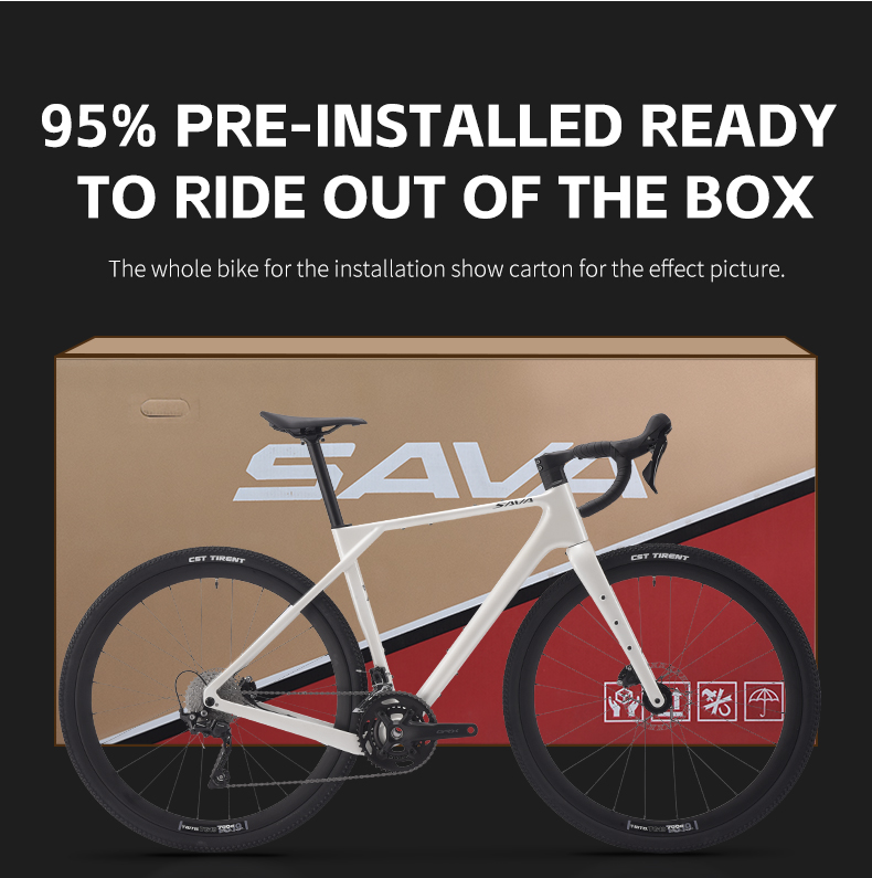 دراجة الطريق SAVA S14 Gravel 2 - مراجعة Carbon Gravel Frame Disc Brake 700C وسعره