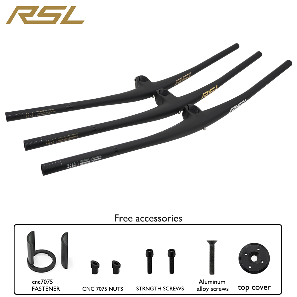 مقود دراجة RSL المدمج من ألياف - مراجعة Integrated Carbon Handlebar Stem Gravel وسعره