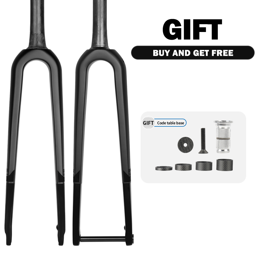 TOSEEK ألياف الكربون الطريق شو - مراجعة Carbon Fork Gravel Disc Brake وسعره