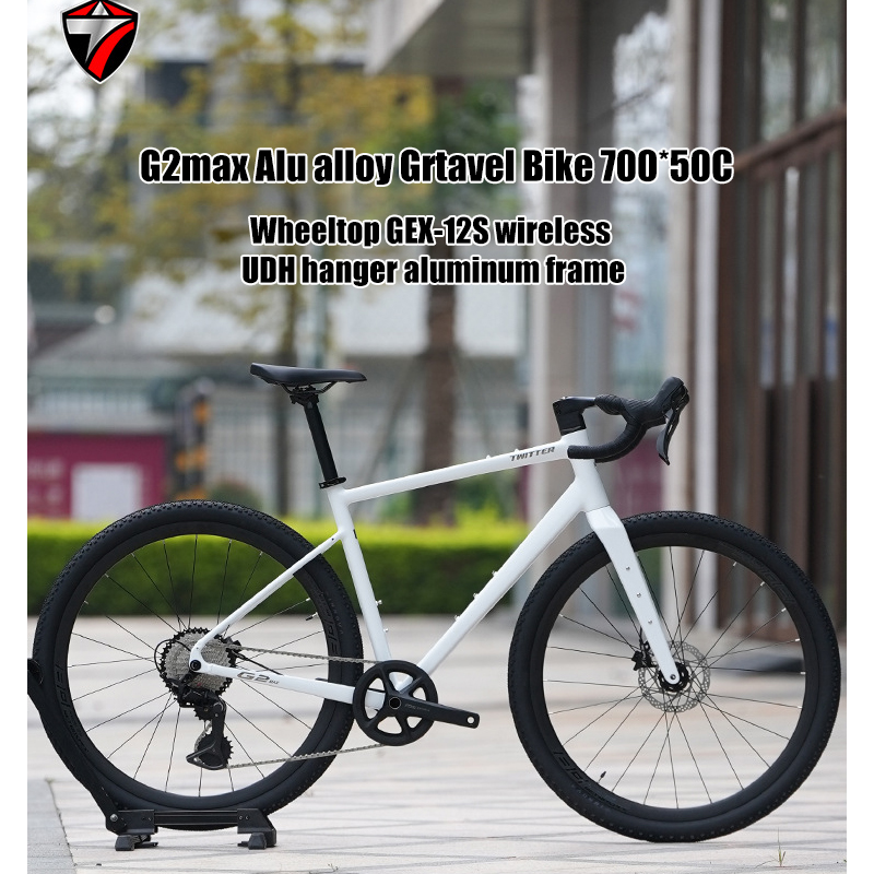 دراجة جرافل لاسلكية رخيصة من ا - مراجعة Carbon Gravel Frame Disc Brake 700C وسعره