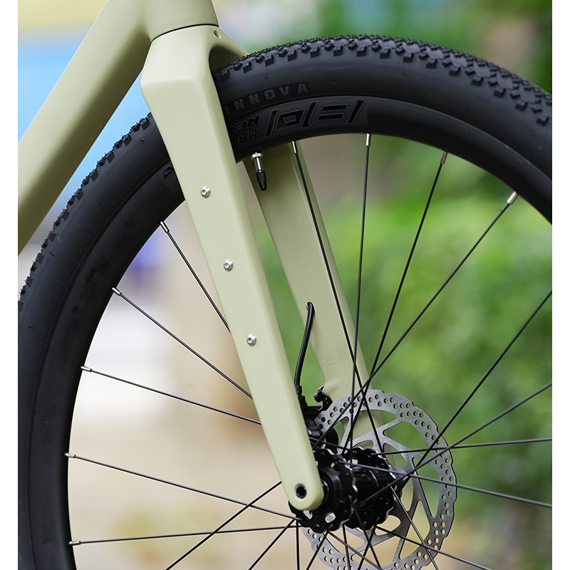 دراجة جرافل لاسلكية رخيصة من ا - مراجعة Carbon Gravel Frame Disc Brake 700C وسعره