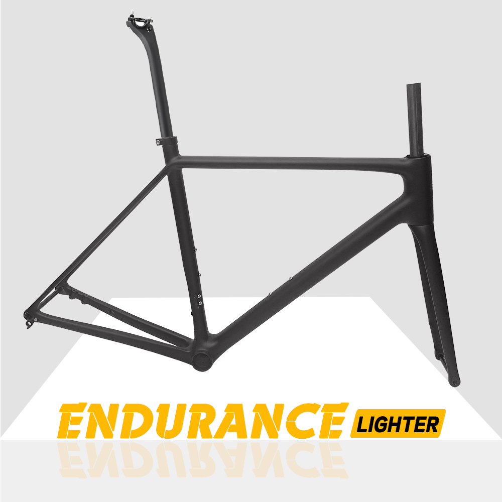 إطار دراجة طريق خفيف الوزن للغ - مراجعة Carbon Fiber Road Bike Frame Aero وسعره